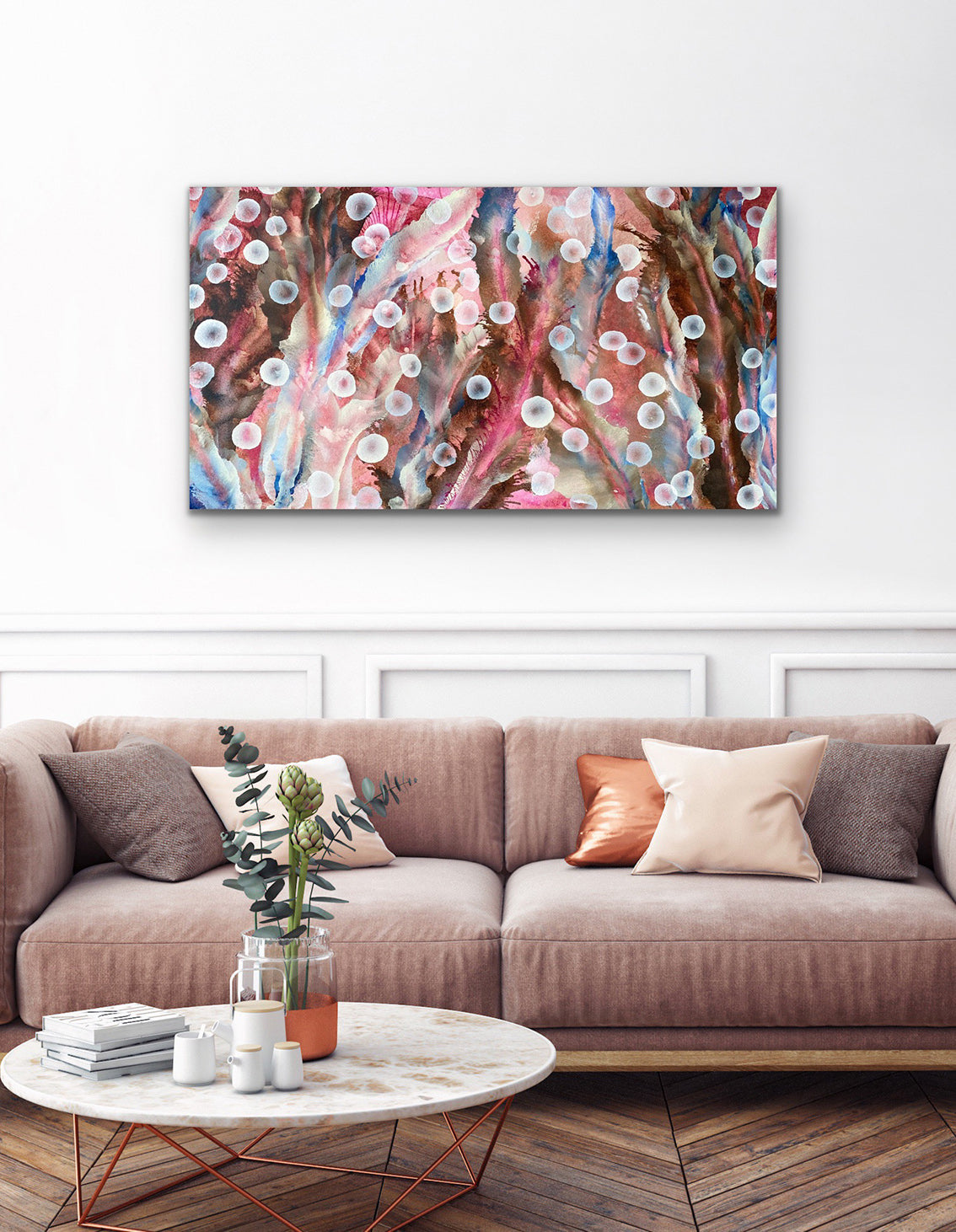 Beneath the Surface XVII – Original Abstract Ocean-Inspired Painting