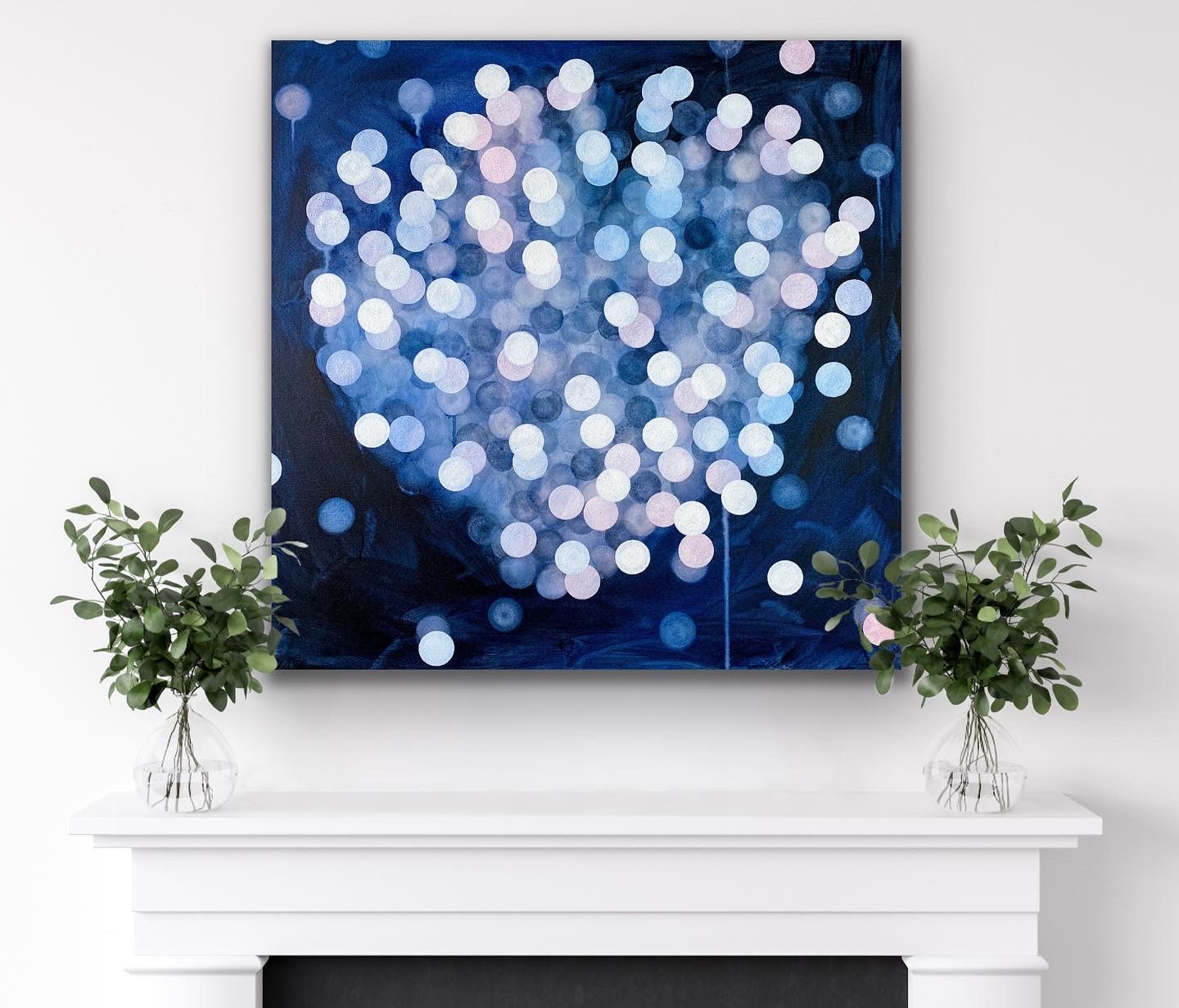 Aqueous Field – Coral Bloom XX - Framed Abstract Sealife Painting