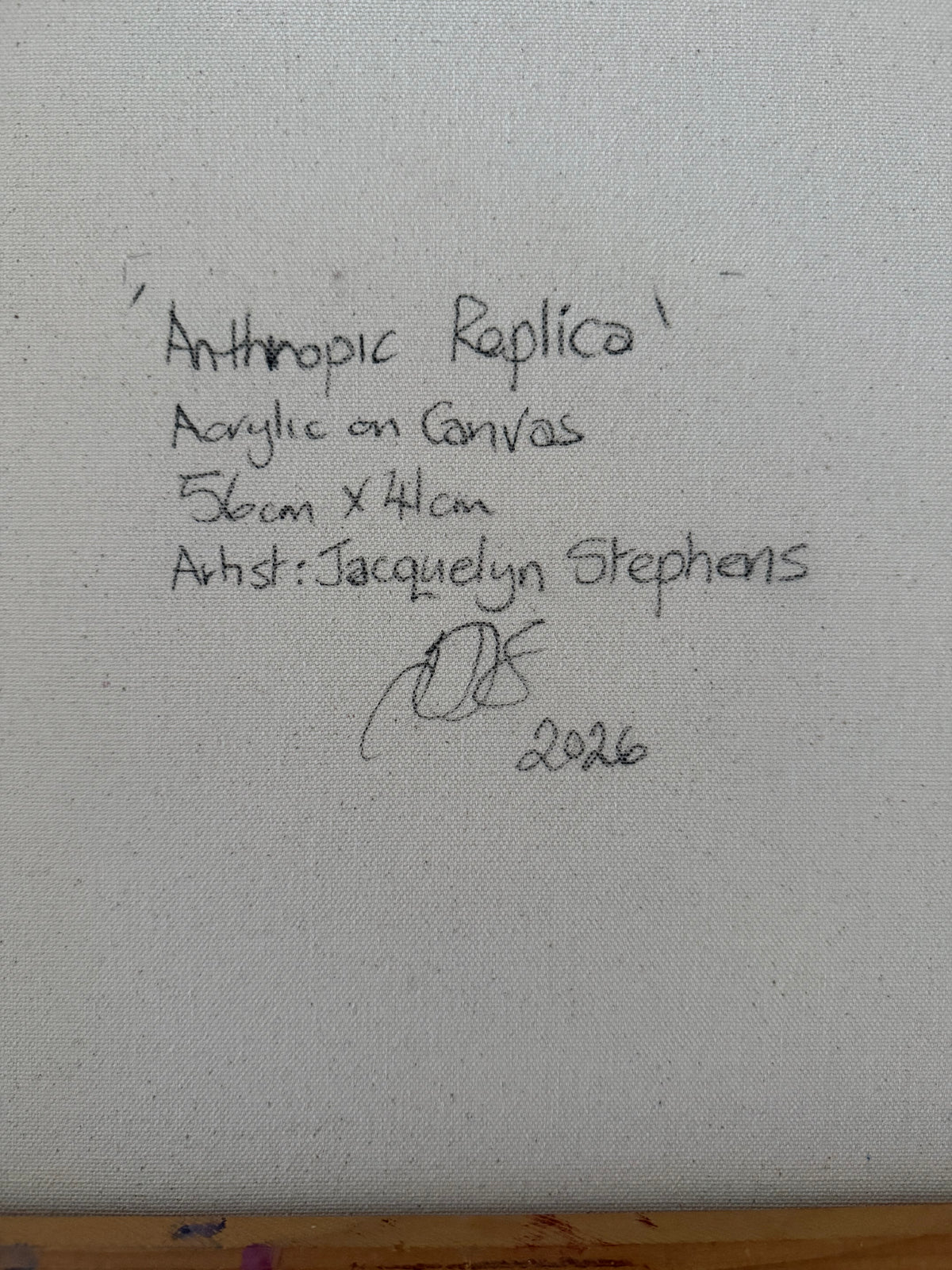 Anthropic Replica - Original Benday Dot Painting