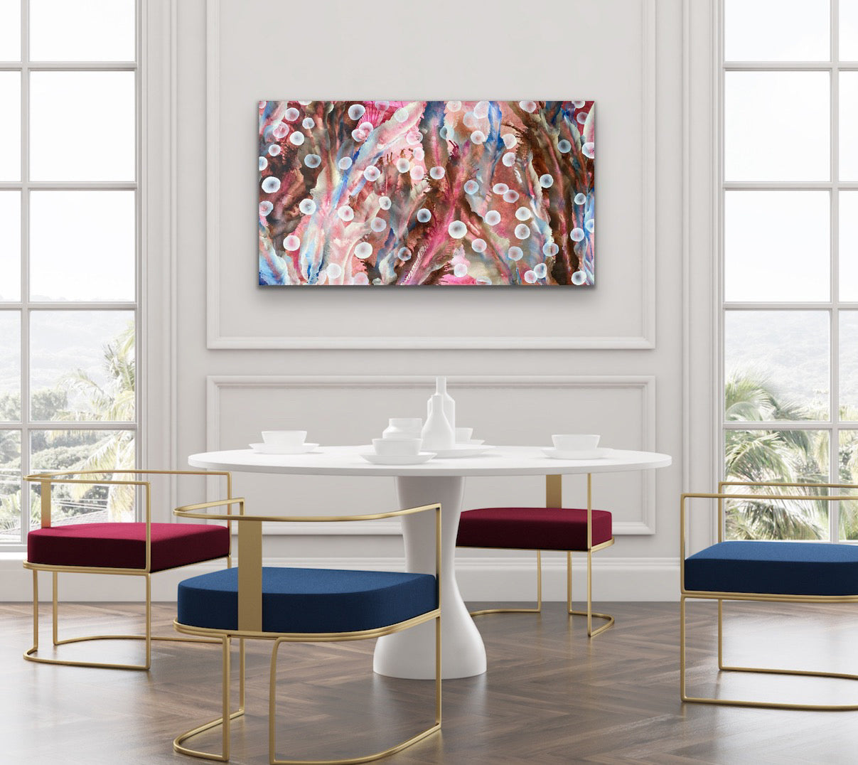 Beneath the Surface XVII – Original Abstract Ocean-Inspired Painting