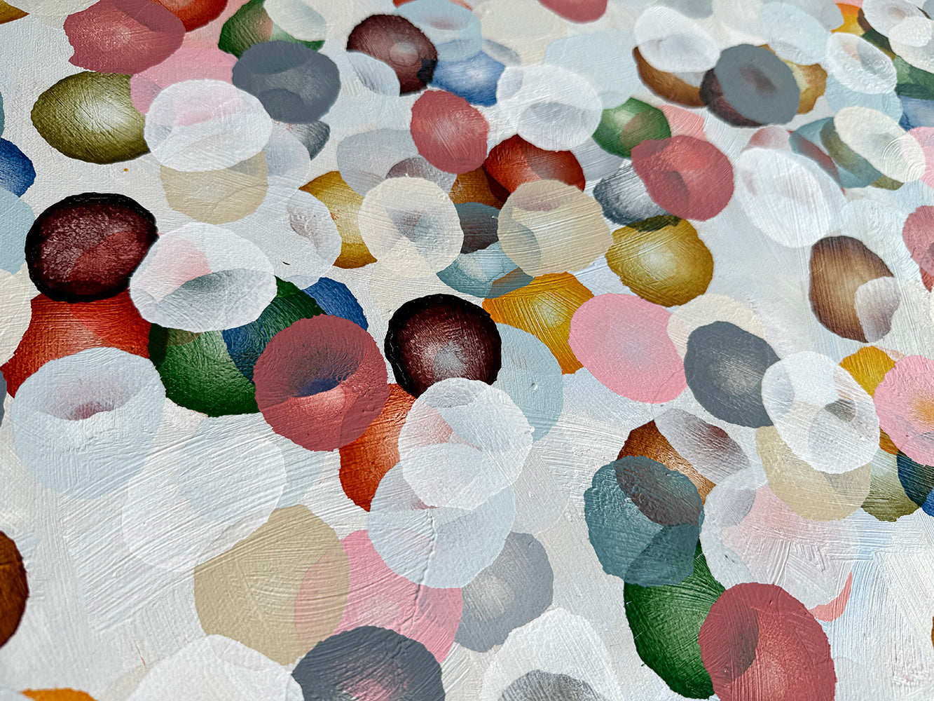 Aqueous Drift Coral Bloom IV - Original Abstract Artwork