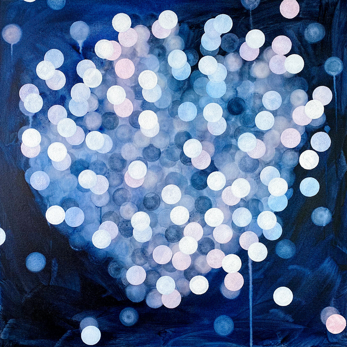 Aqueous Field – Coral Bloom XX - Framed Abstract Sealife Painting