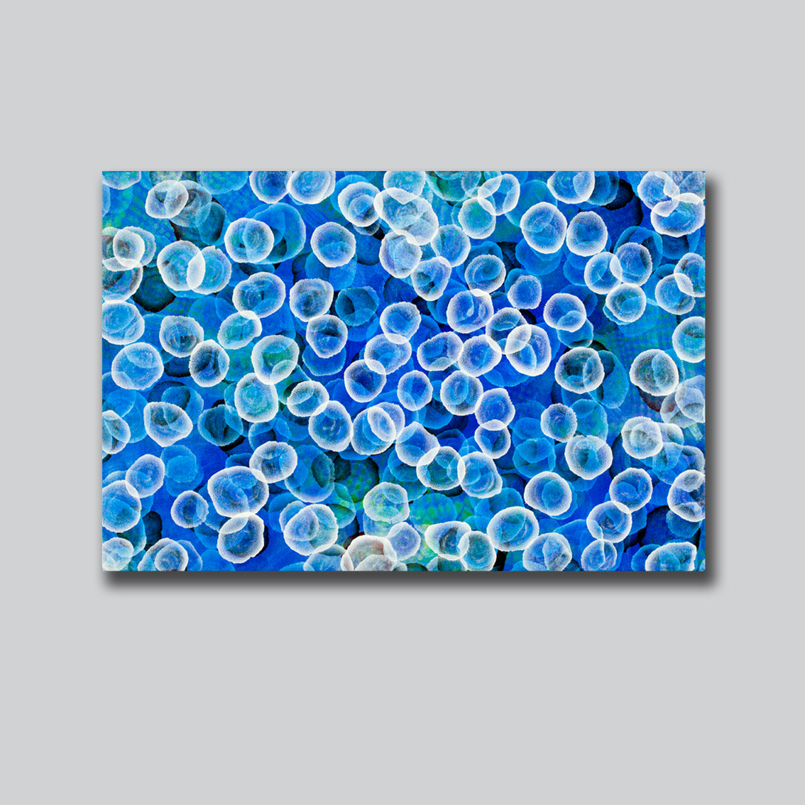 Aqueous Pulse III - Abstract Sealife Painting