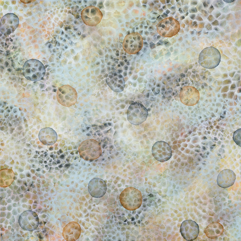 Bio-Cluster Bloom III - Original Abstract Sealife Painting