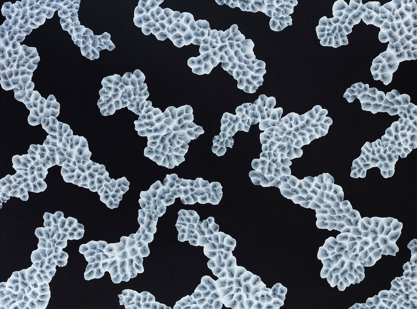 Bio Bloom Reef Song IV - Large Abstract Sealife Painting