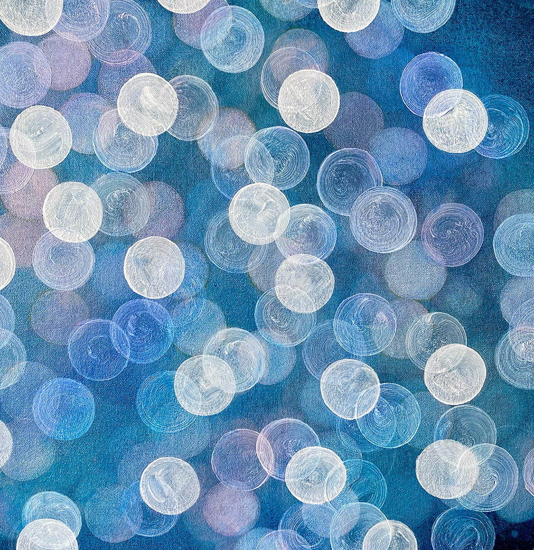 Bioluminous Dreamer III - Abstract Sealife Painting