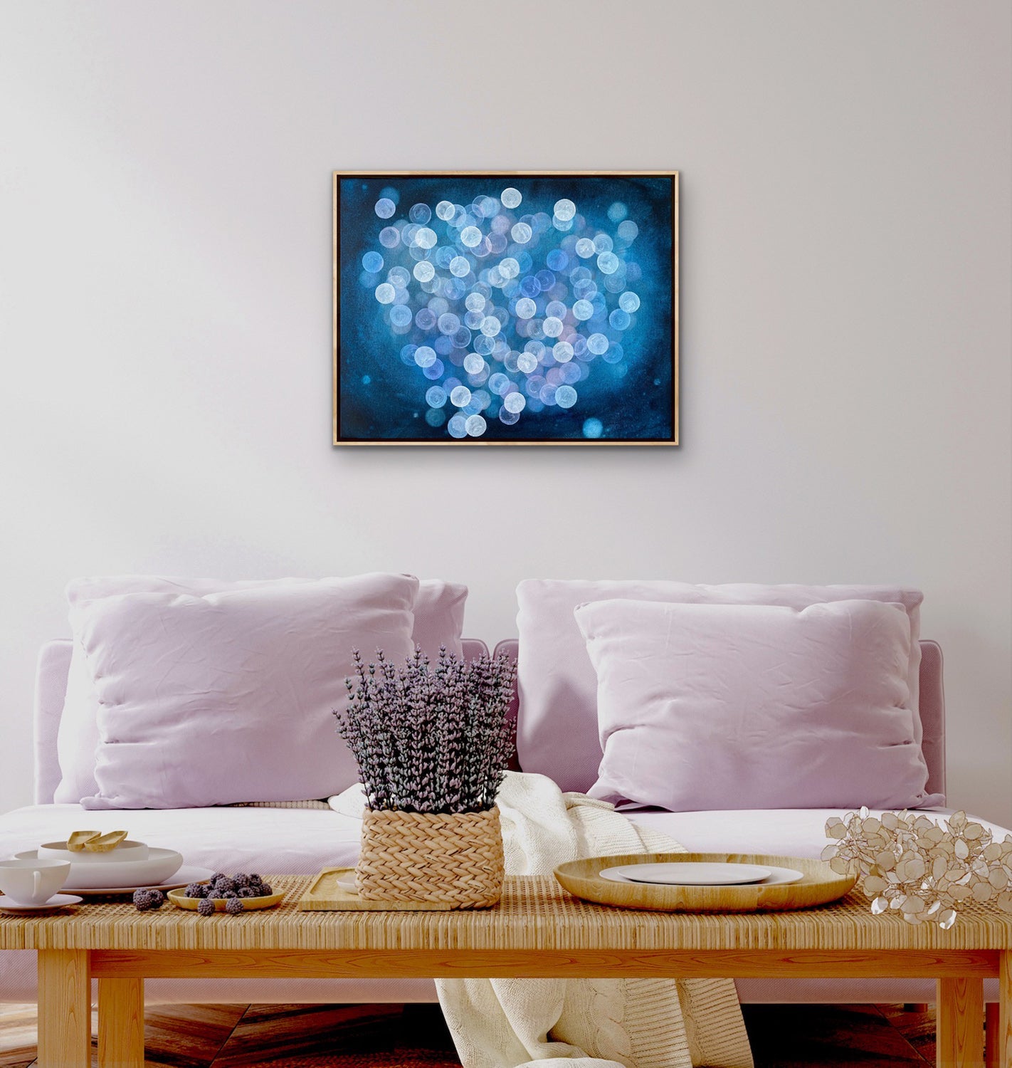 Bioluminous Dreamer III - Abstract Sealife Painting