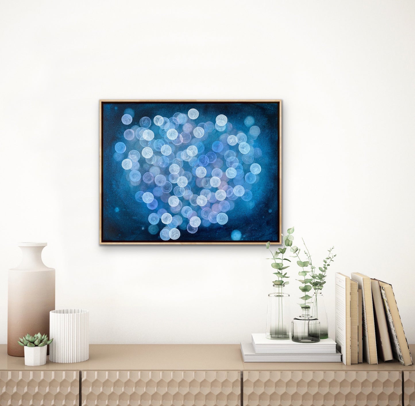 Bioluminous Dreamer III - Abstract Sealife Painting