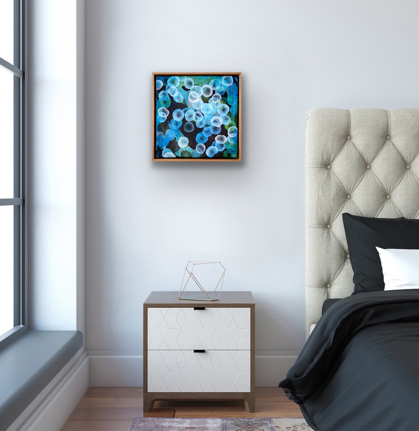 Bio Bloom Flow IV - Abstract Microscopic Sealife Painting