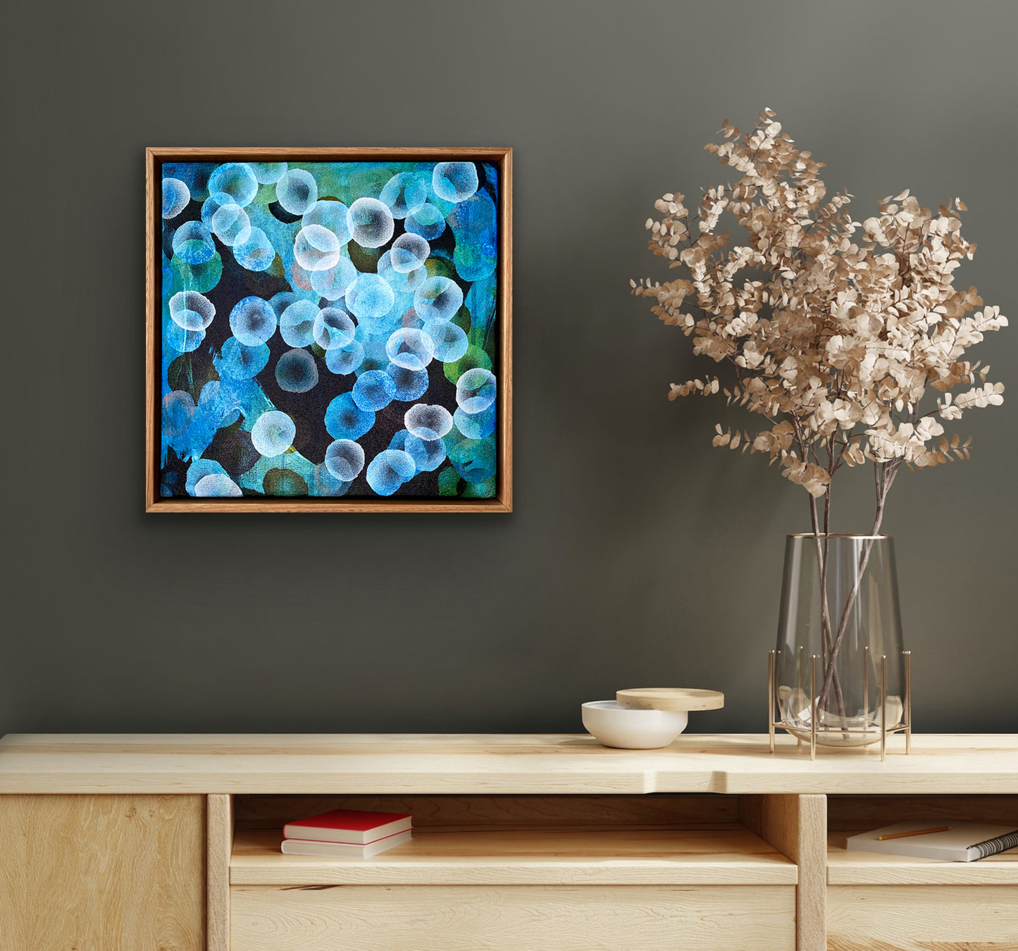 Bio Bloom Flow IV - Abstract Microscopic Sealife Painting