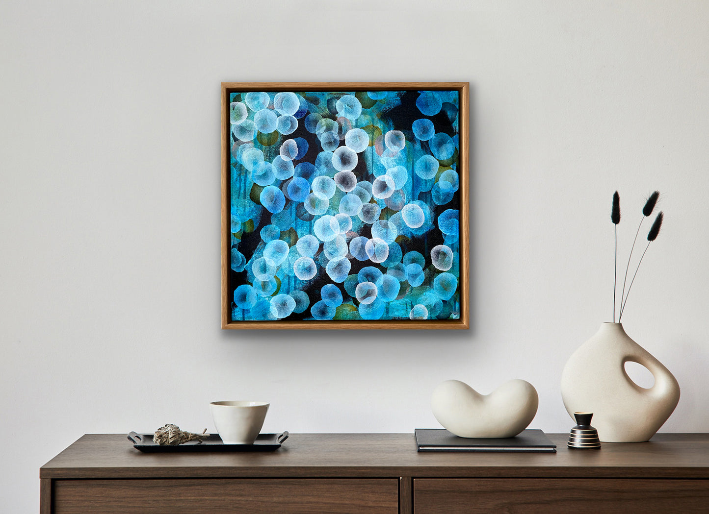 Bio Bloom Flow V - Abstract Microscopic Sealife Artwork