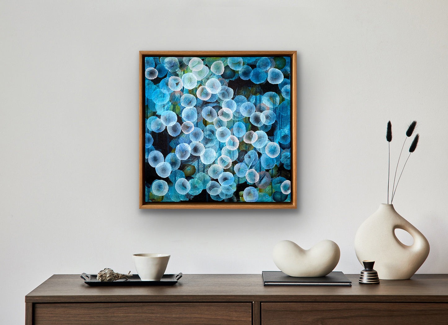 Bio Bloom Flow VI - Abstract Microscopic Sealife Artwork