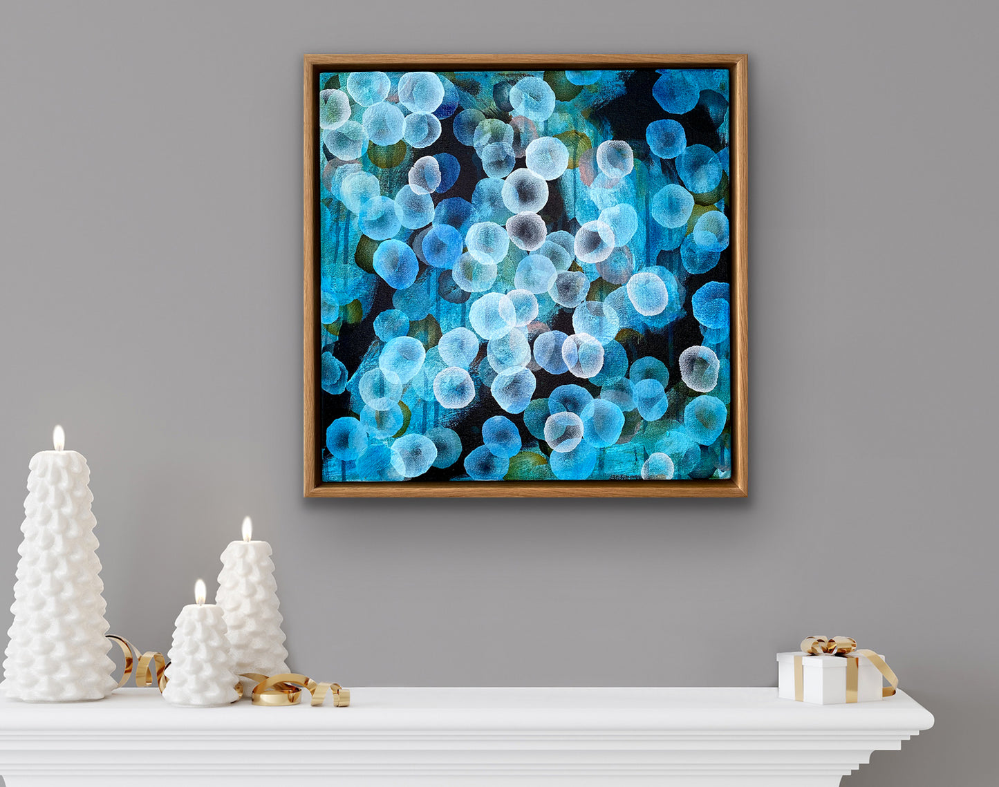 Bio Bloom Flow V - Abstract Microscopic Sealife Artwork