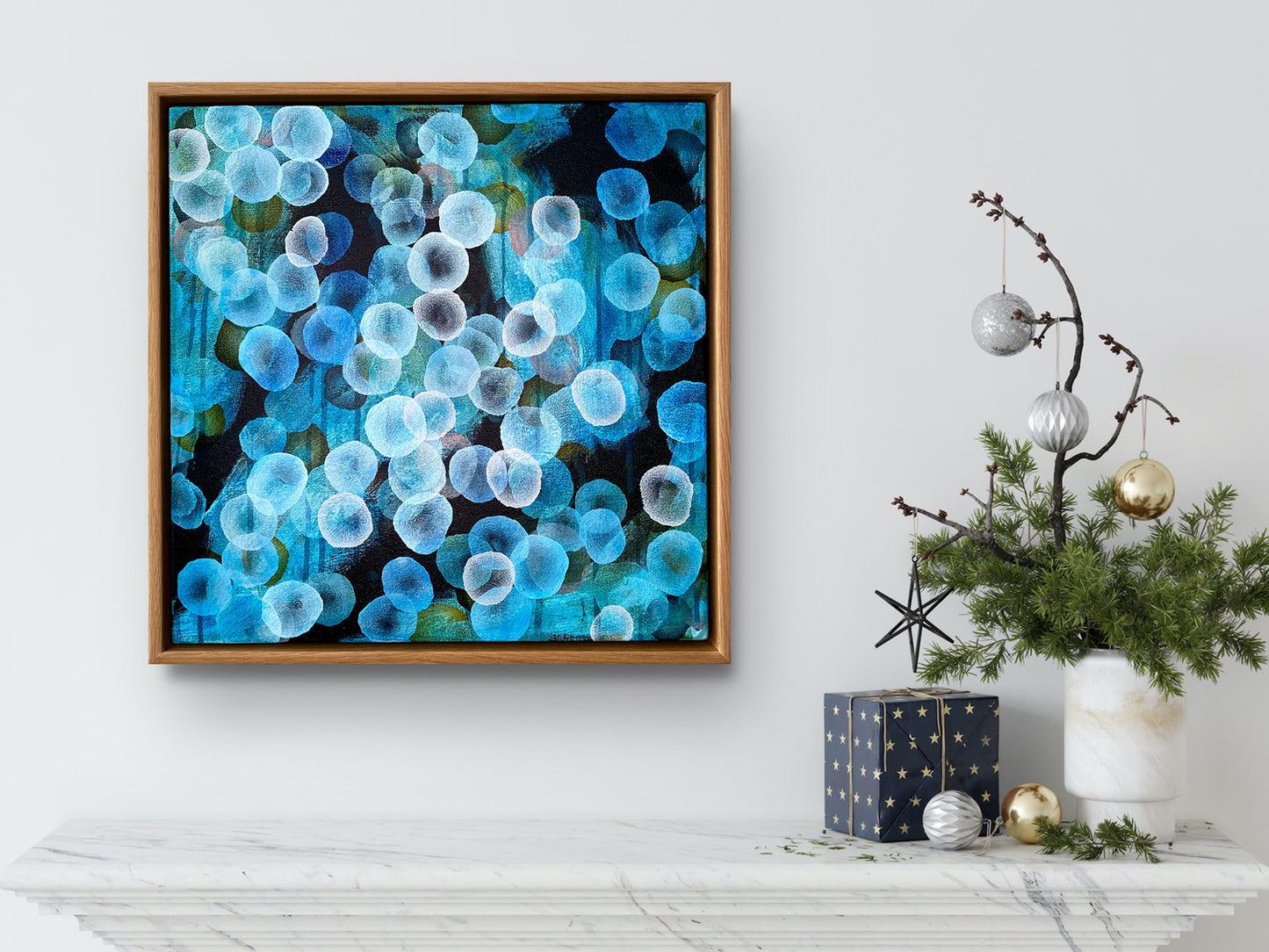 Bio Bloom Flow V - Abstract Microscopic Sealife Artwork