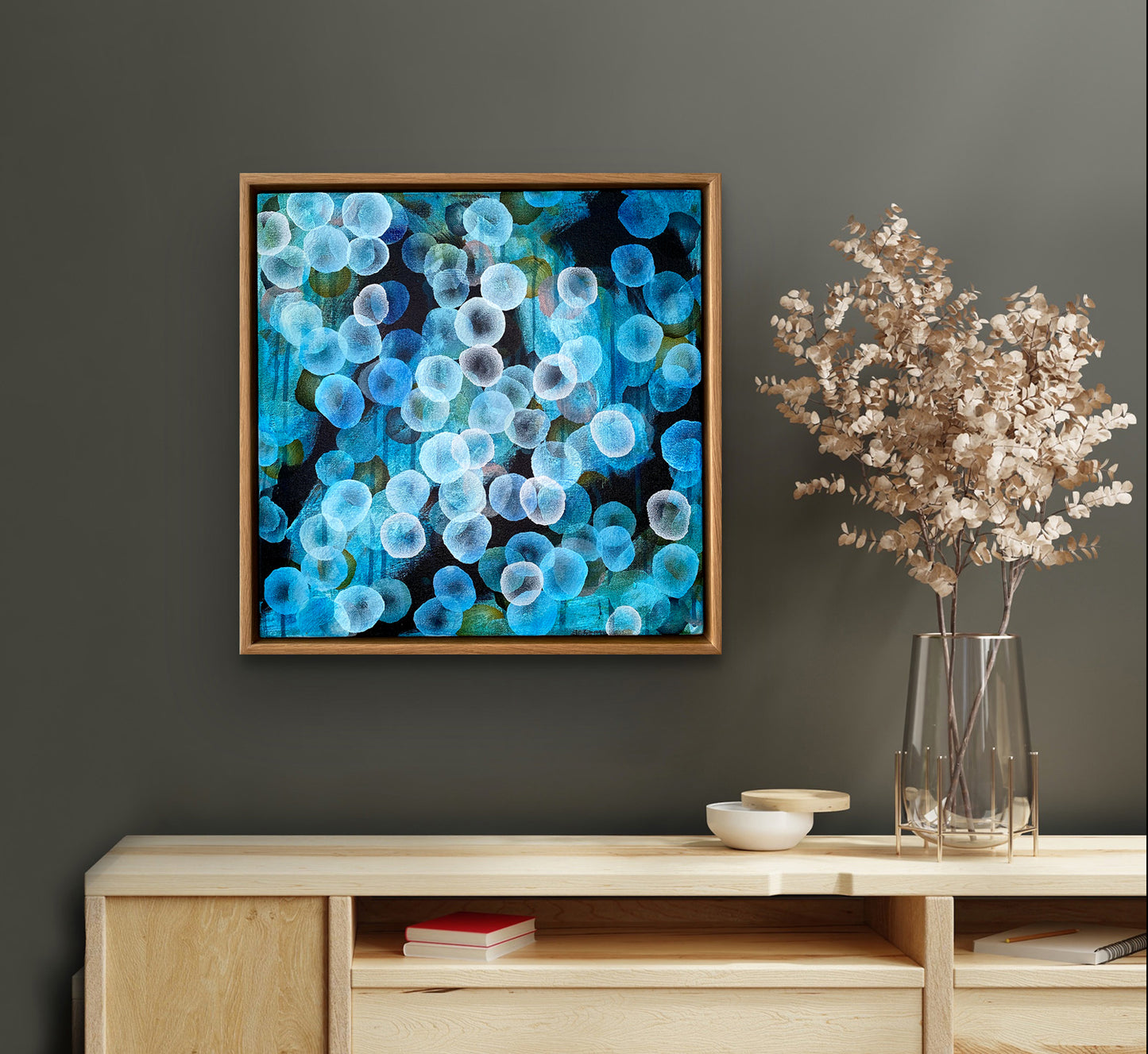 Bio Bloom Flow V - Abstract Microscopic Sealife Artwork