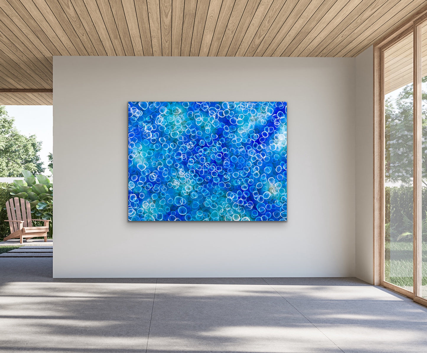Aqueous Pulse IV - Large Original Abstract Jellyfish Painting