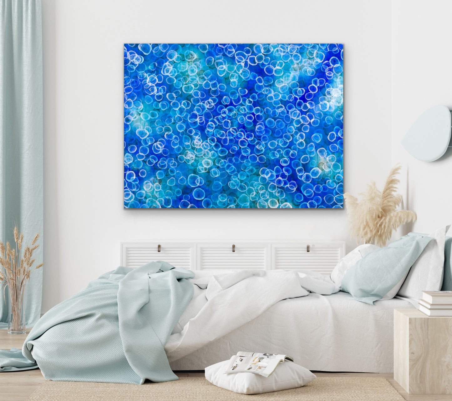 Aqueous Pulse IV - Large Original Abstract Jellyfish Painting