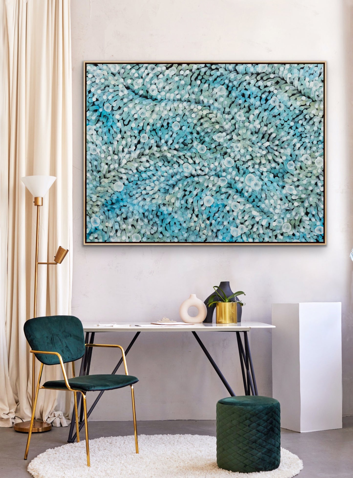 Anemone Drift - Abstract Sealife Artwork