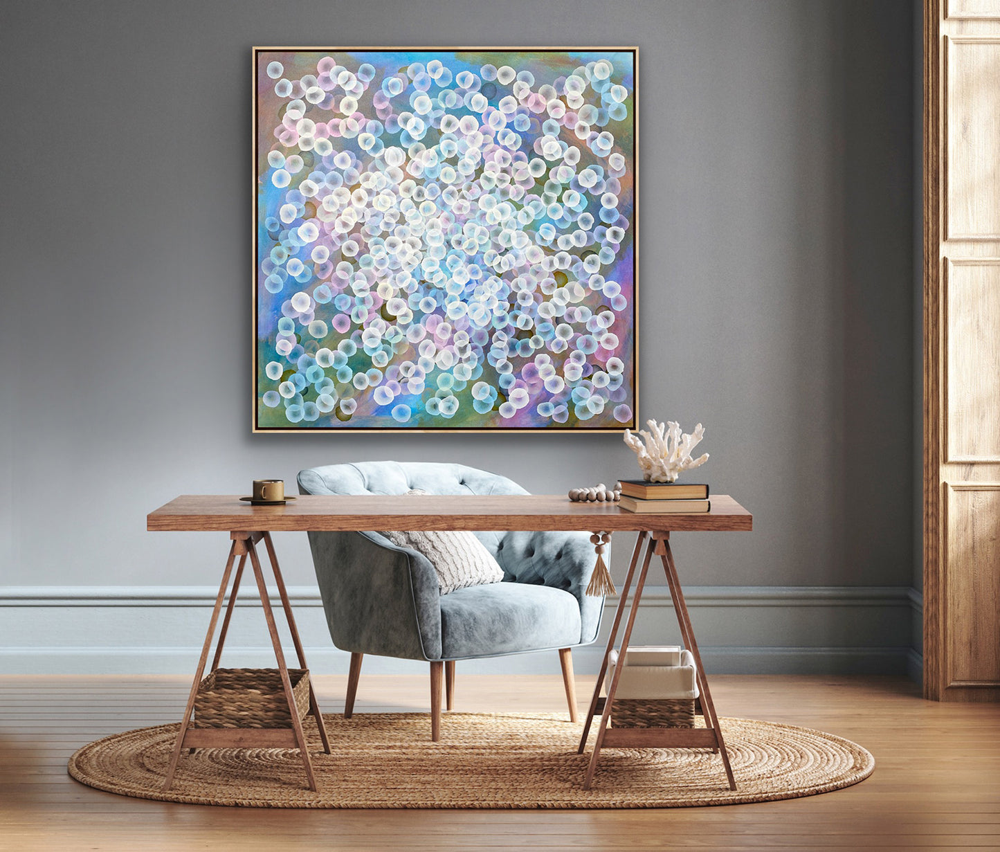 Aqueous Field X - Original Abstract Painting
