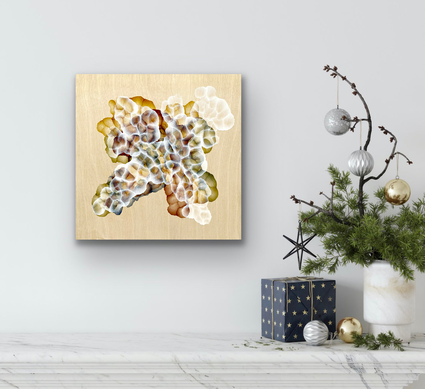 Bio-Cluster Reef Bloom III – Original Abstract Painting