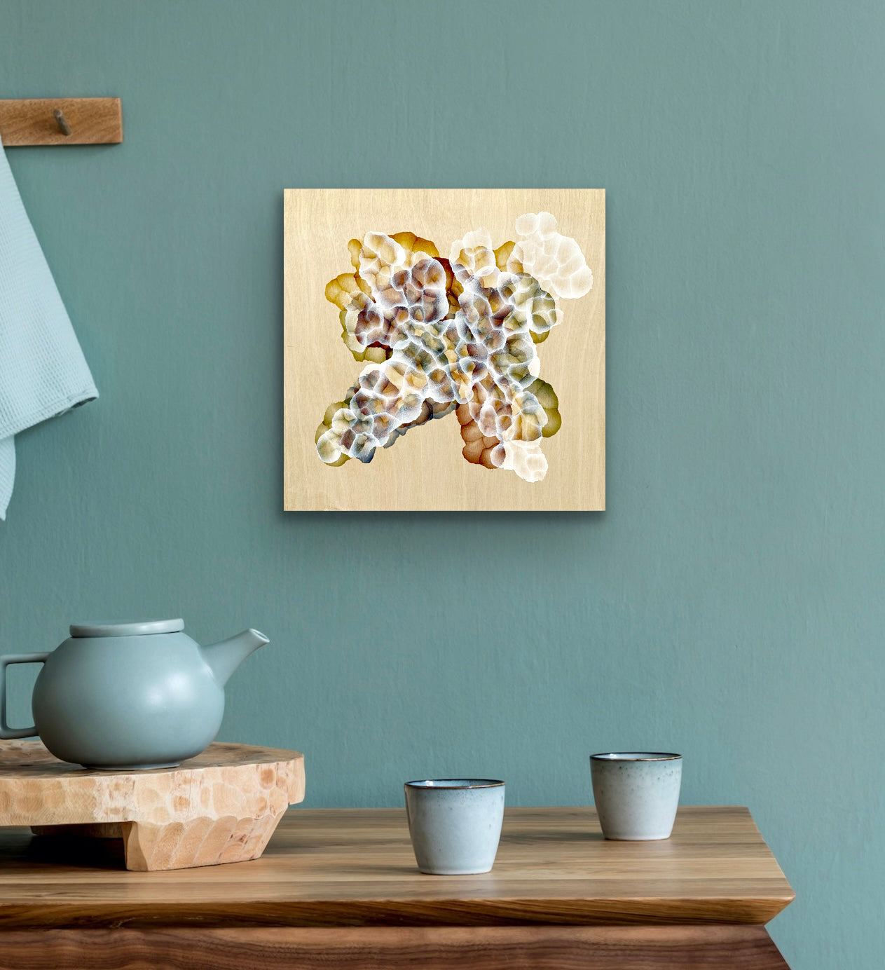 Bio-Cluster Reef Bloom III – Original Abstract Painting