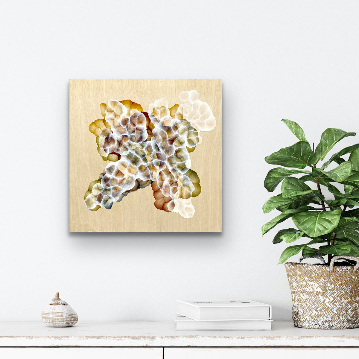 Bio-Cluster Reef Bloom III – Original Abstract Painting