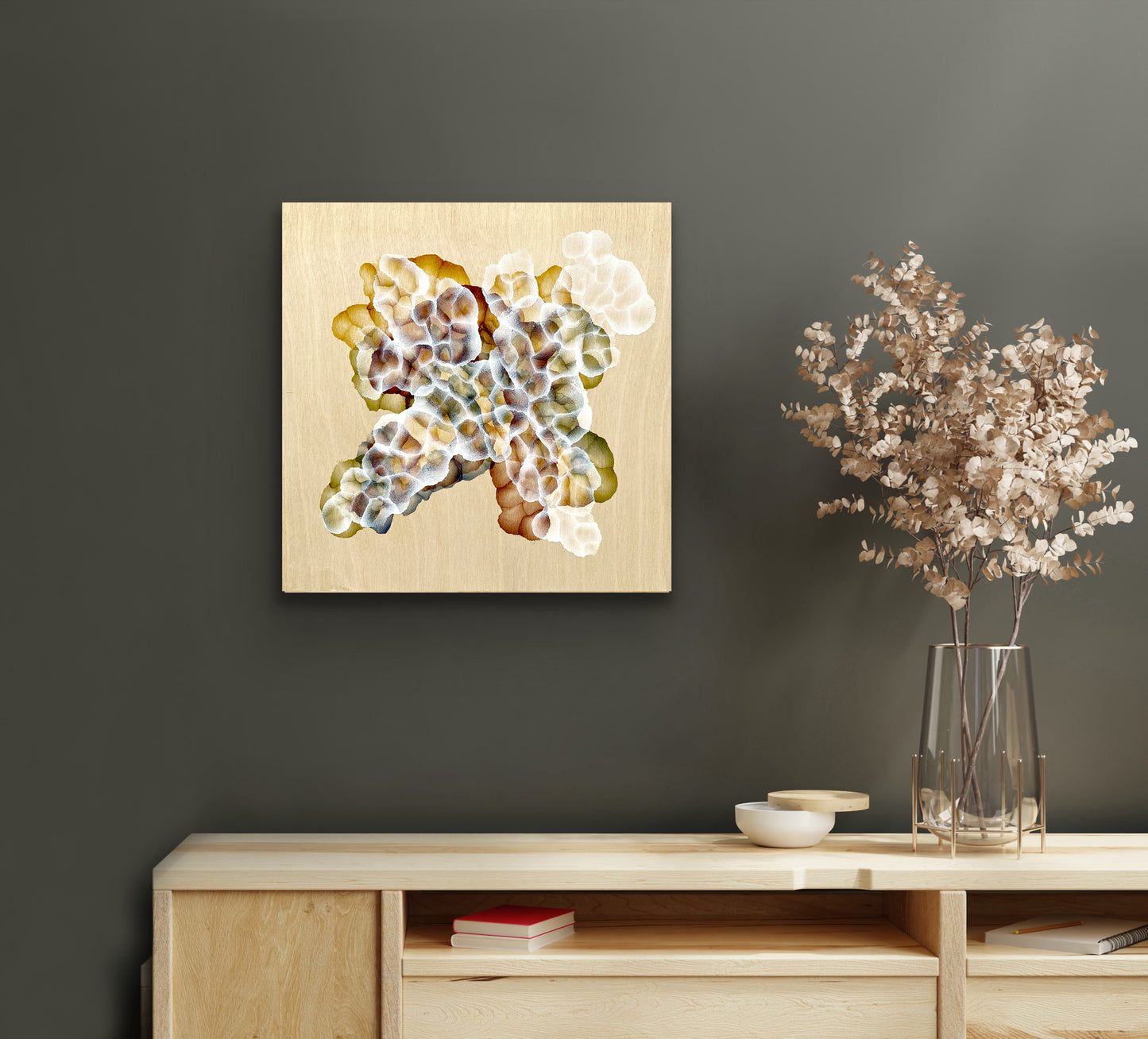 Bio-Cluster Reef Bloom III – Original Abstract Painting