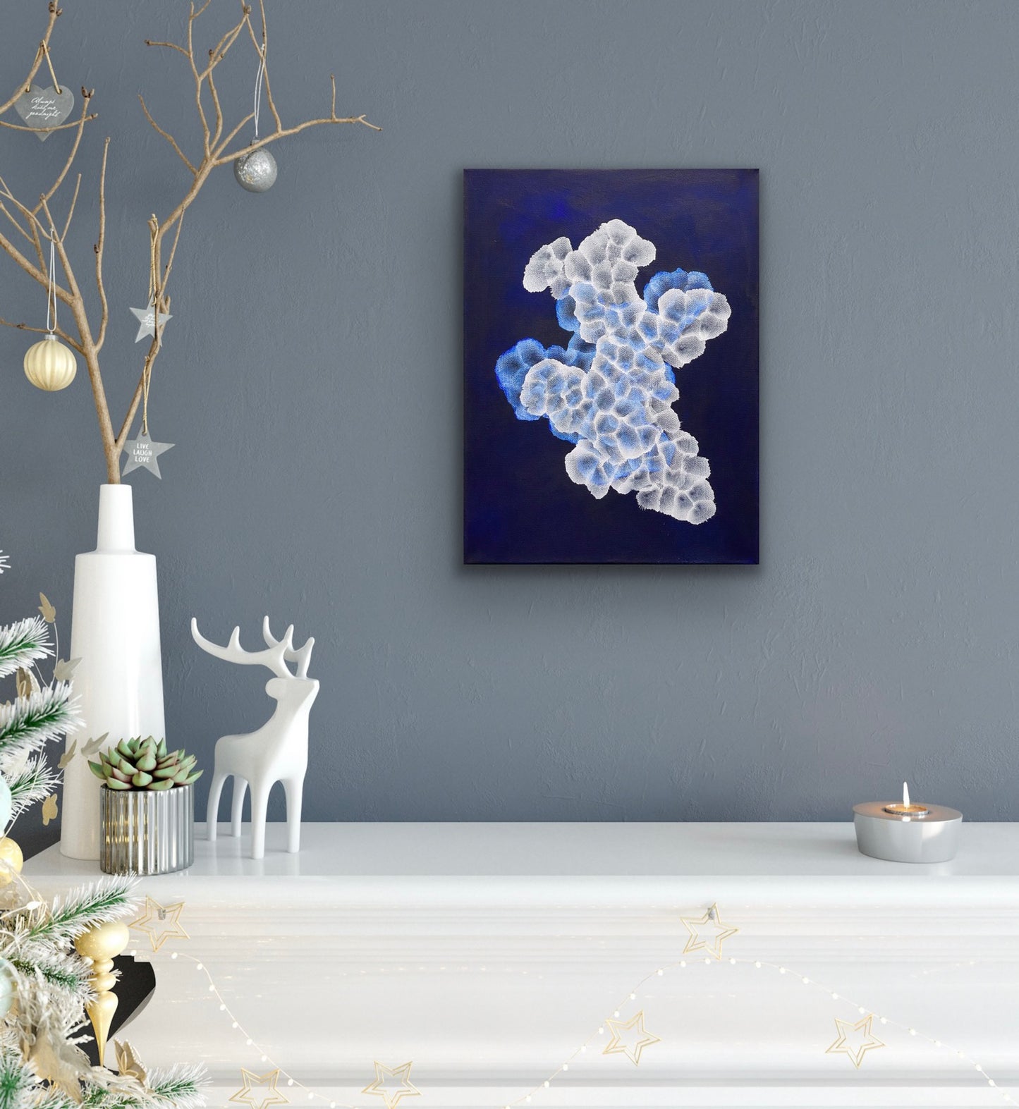 Biomorphic Reef Dancer VI - Abstract Sealife Painting