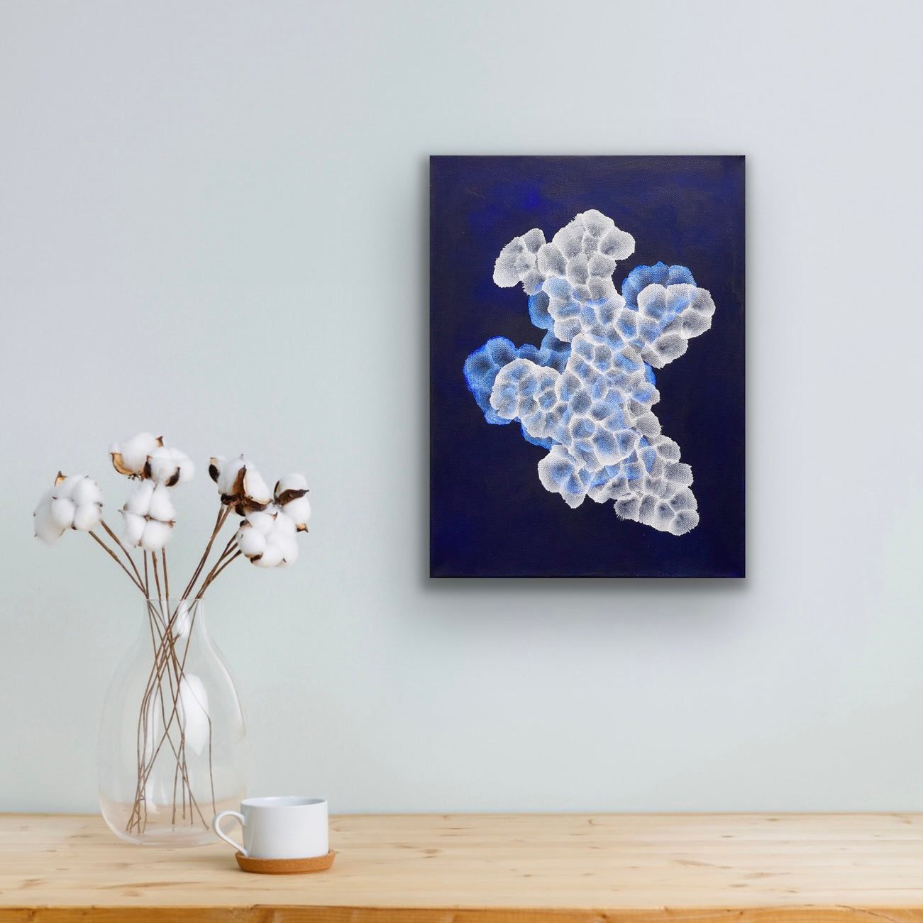 Biomorphic Reef Dancer VI - Abstract Sealife Painting