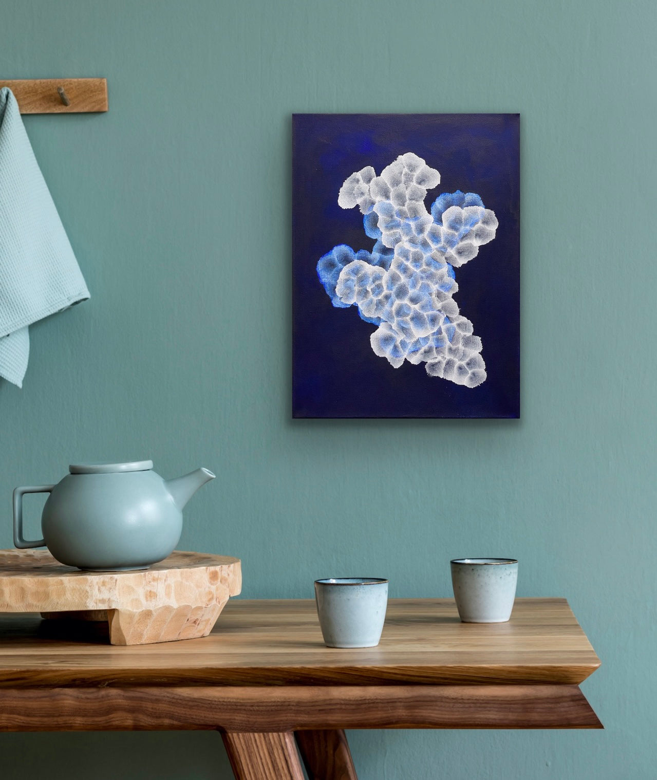 Biomorphic Reef Dancer VI - Abstract Sealife Painting