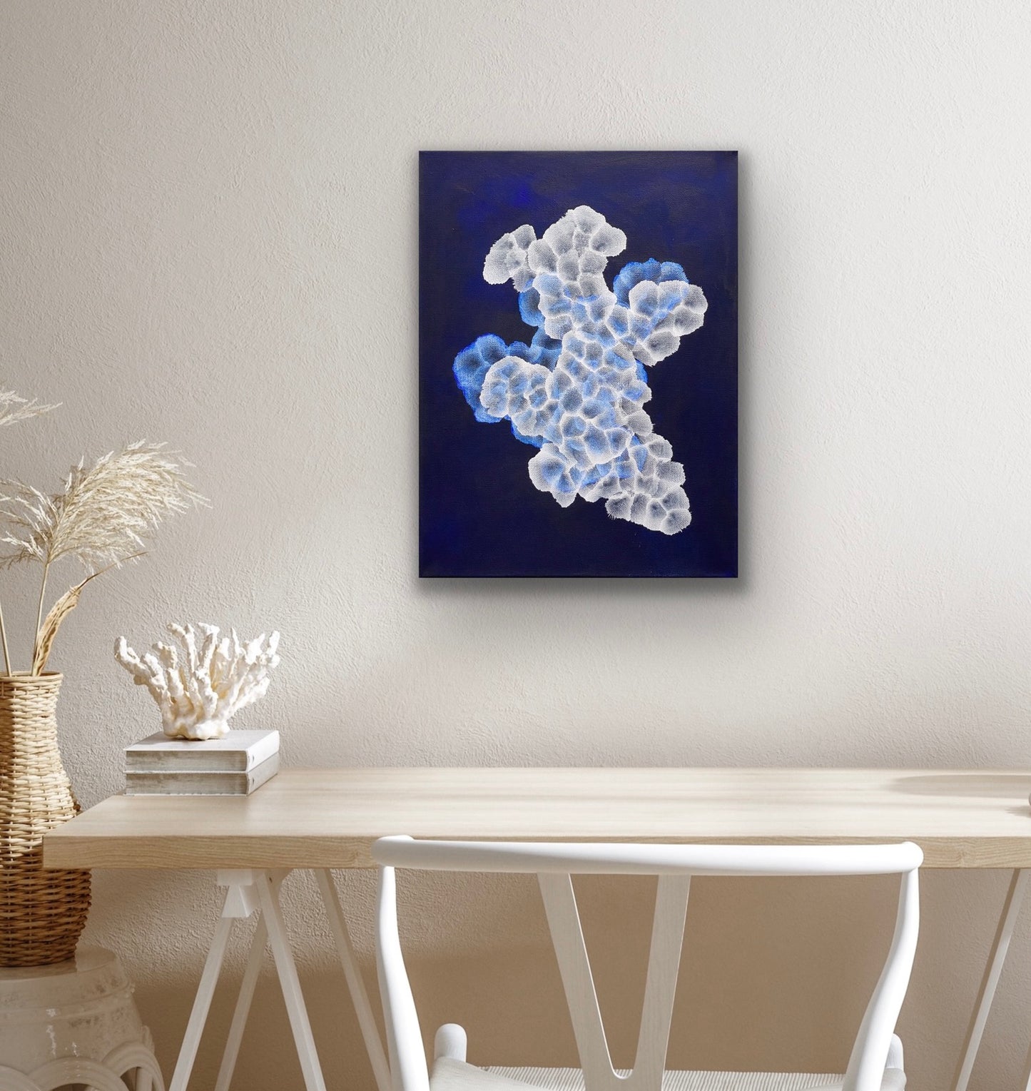 Biomorphic Reef Dancer VI - Abstract Sealife Painting