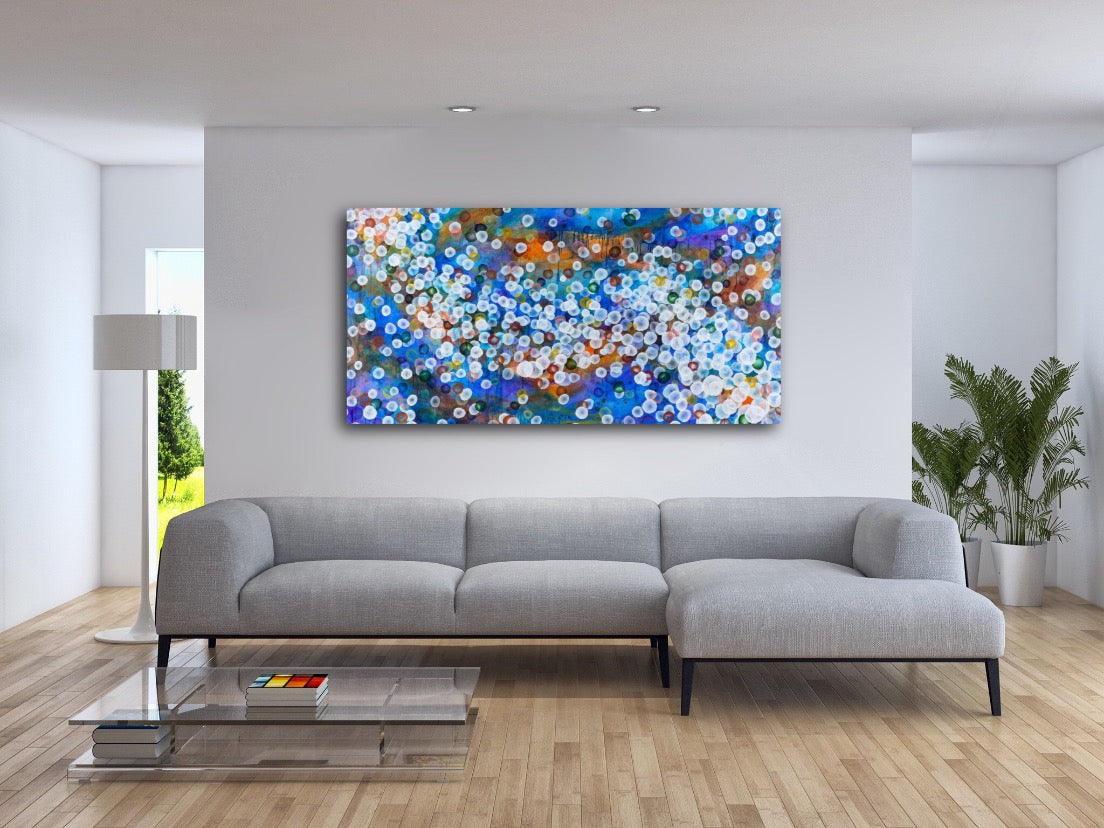 Aqueous Pulse V - Large Original Abstract Painting