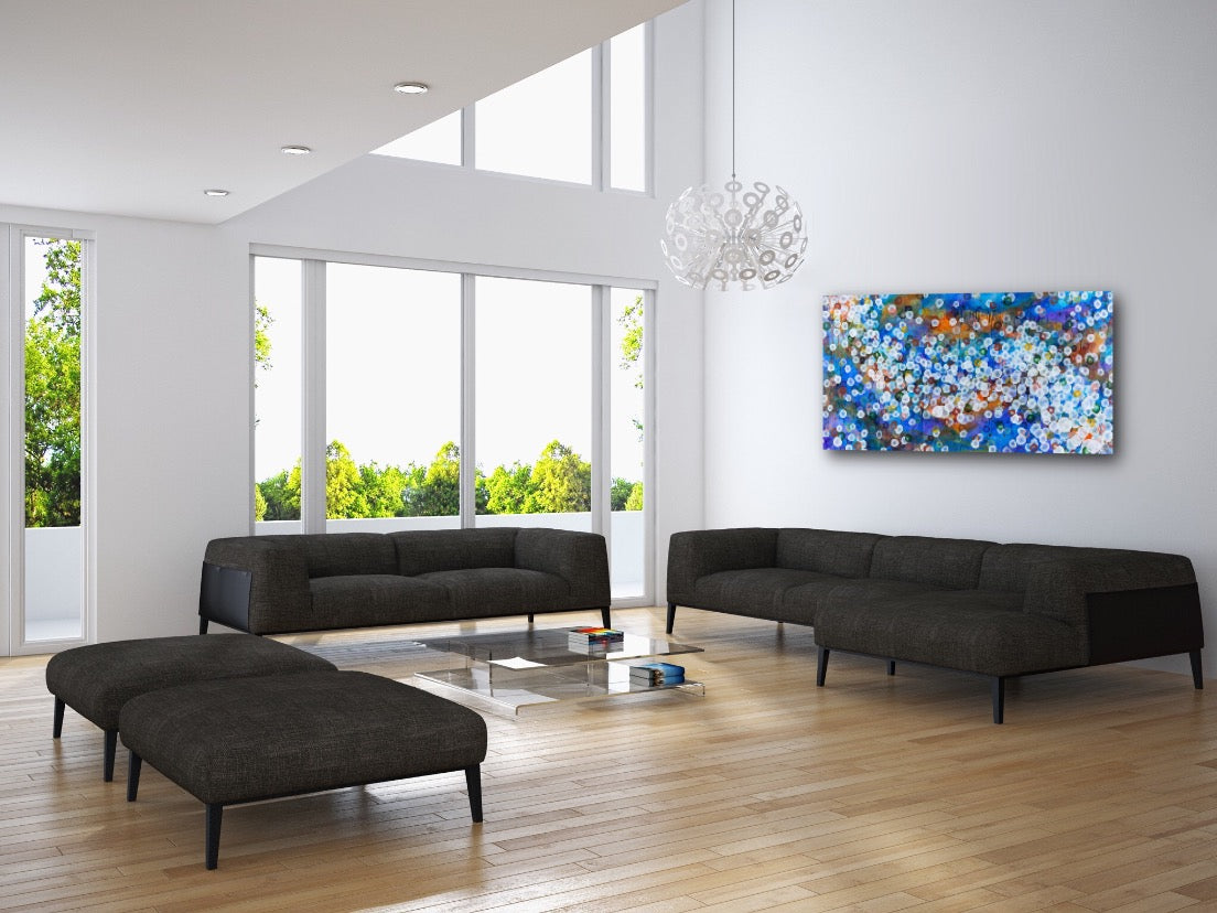 Aqueous Pulse V - Large Original Abstract Painting