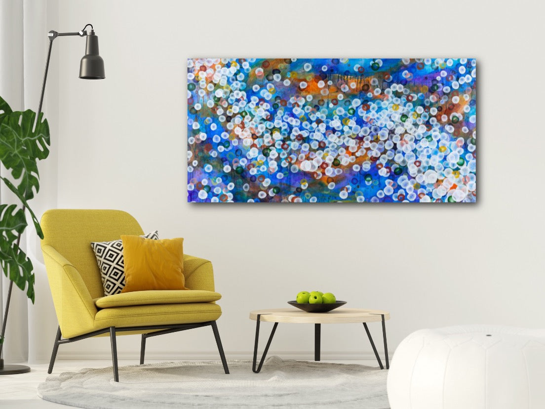 Aqueous Pulse V - Large Original Abstract Painting