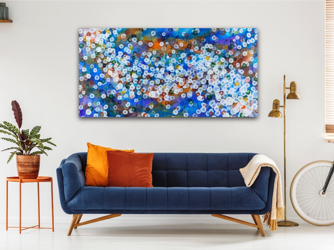 Aqueous Pulse V - Large Original Abstract Painting