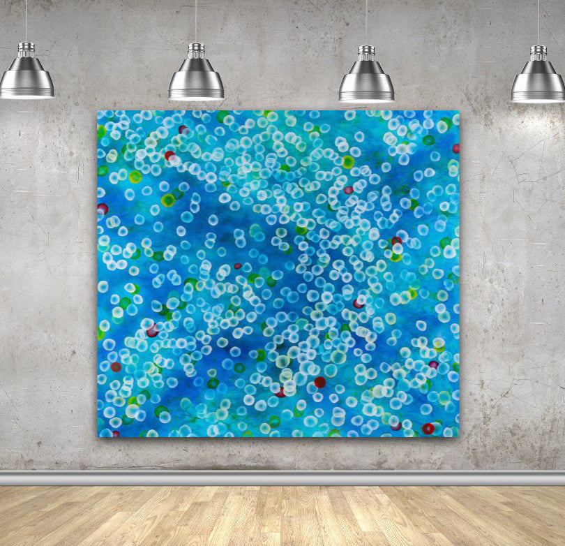 Aqueous Drift XV, Huge 168 x 153cm painting