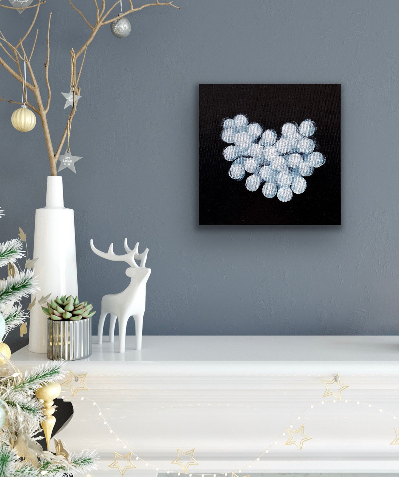 Bio Lumo I - Abstract Small Sealife Painting