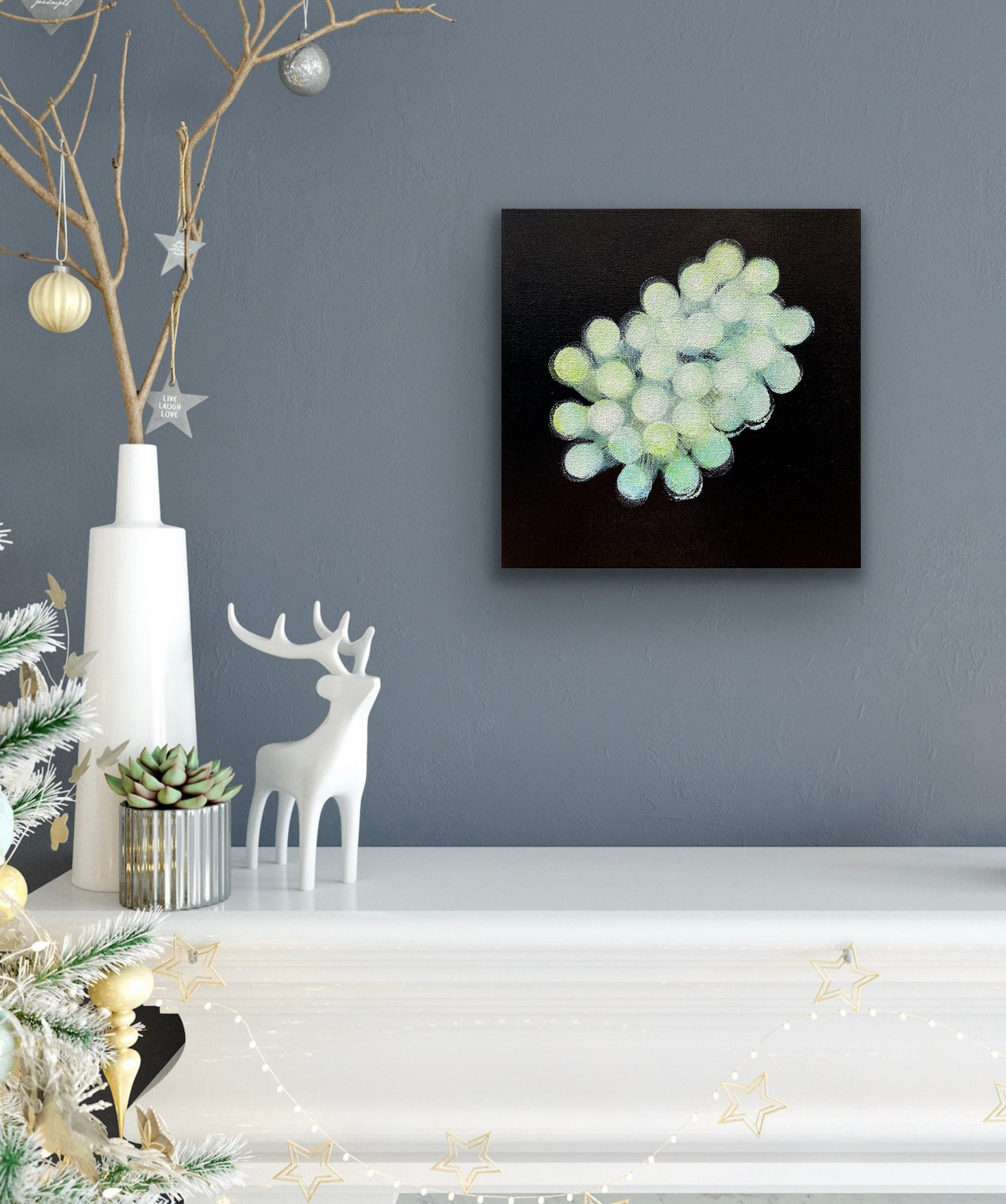 Bio Lumo IV - Abstract Small Sealife Painting