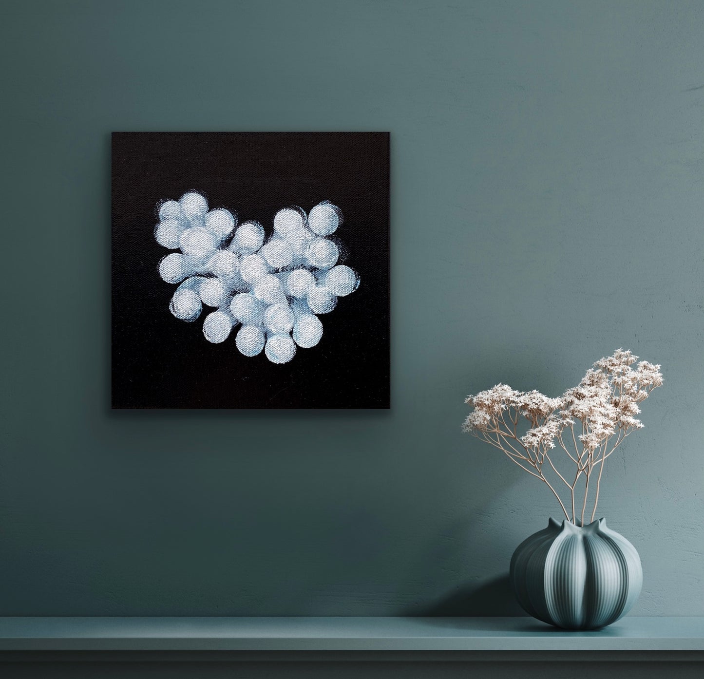 Bio Lumo I - Abstract Small Sealife Painting