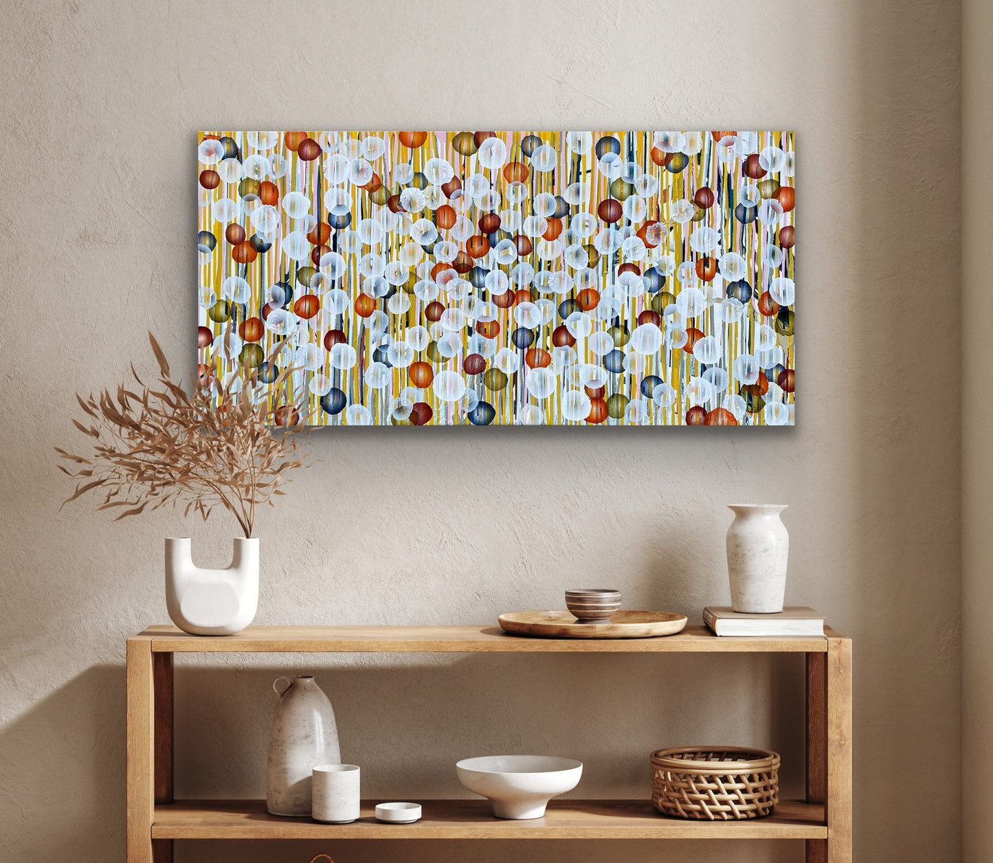 Coastal Storm Spritz – Abstract Sealife Painting