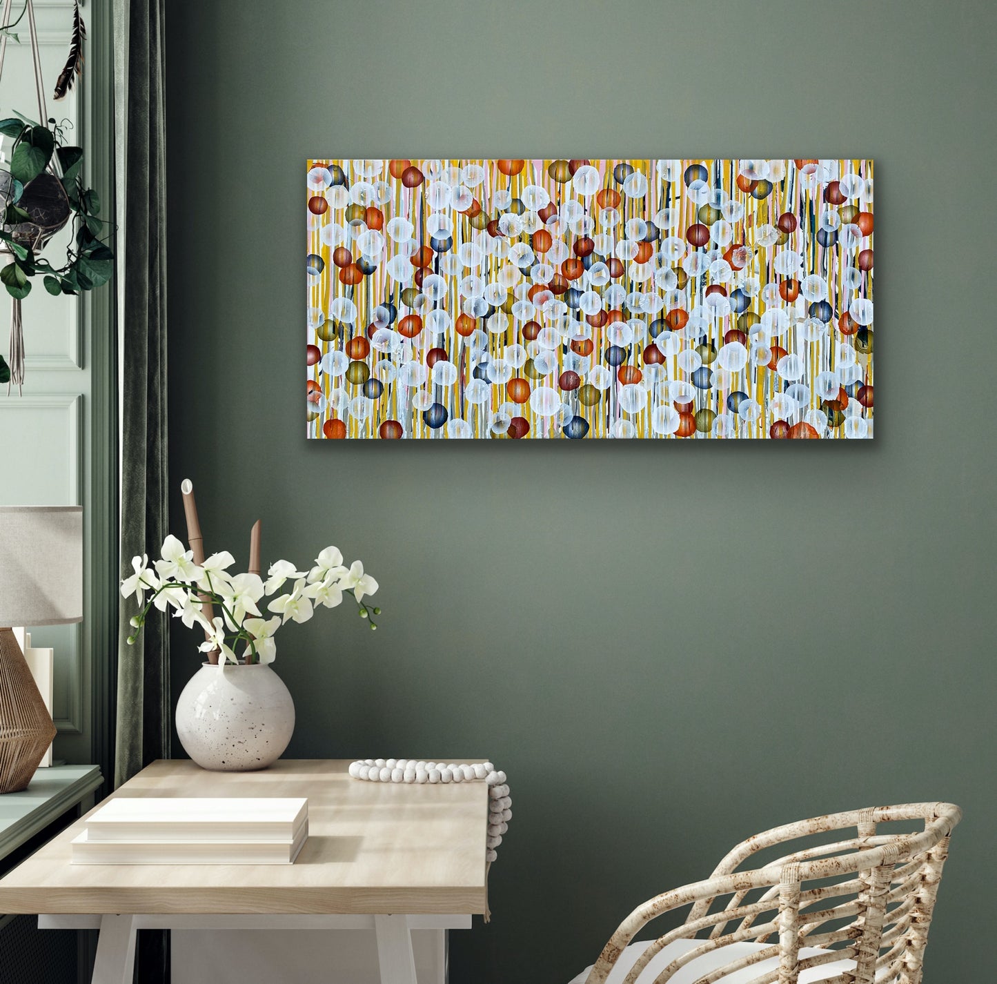 Coastal Storm Spritz – Abstract Sealife Painting