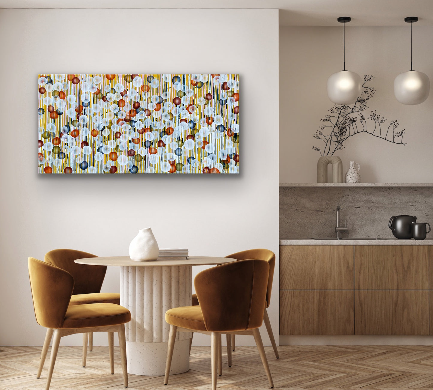 Coastal Storm Spritz – Abstract Sealife Painting