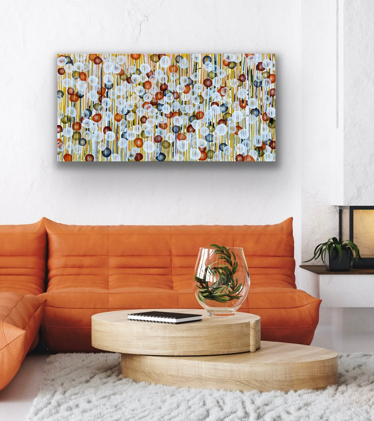 Coastal Storm Spritz – Abstract Sealife Painting