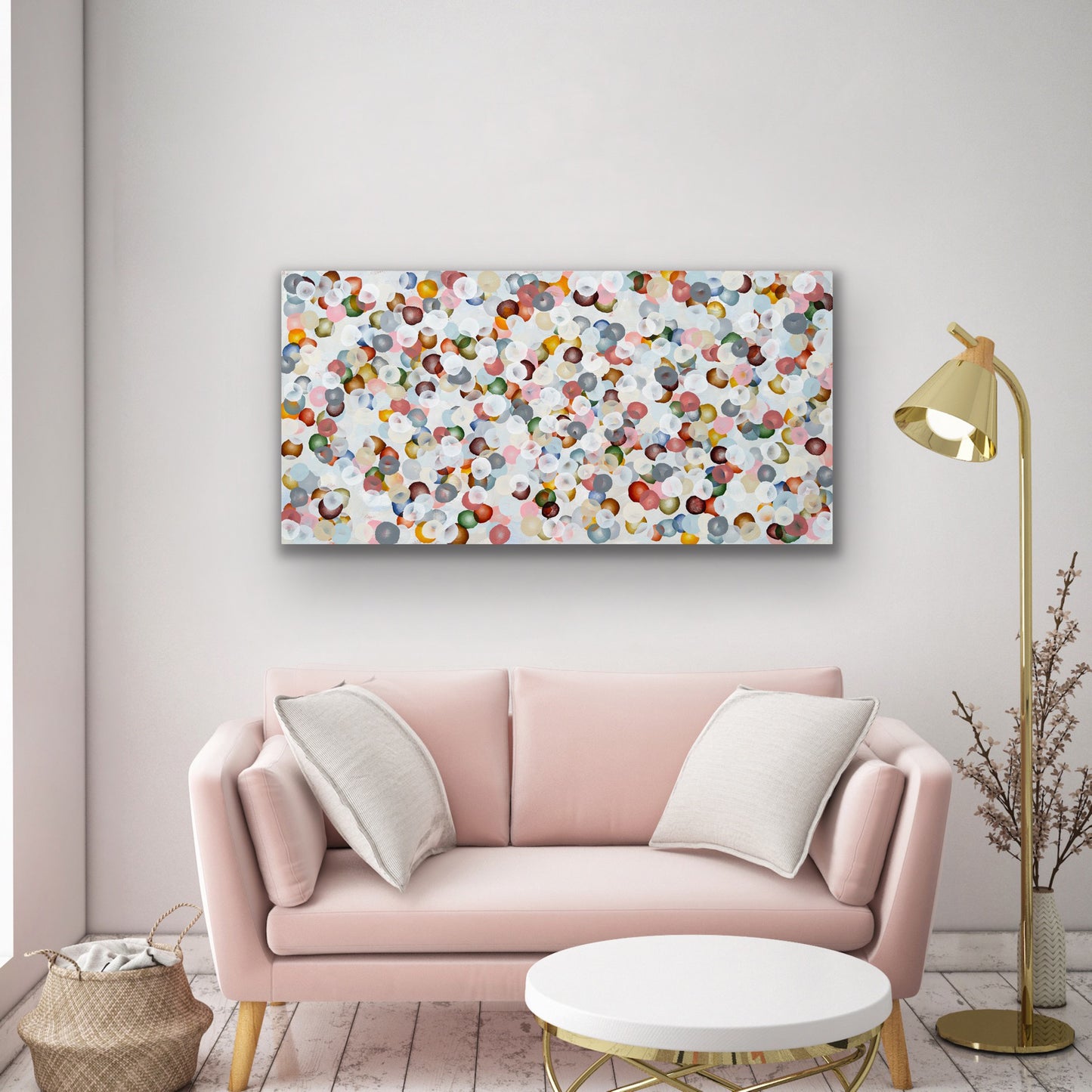 Aqueous Drift Coral Bloom IV - Original Abstract Artwork