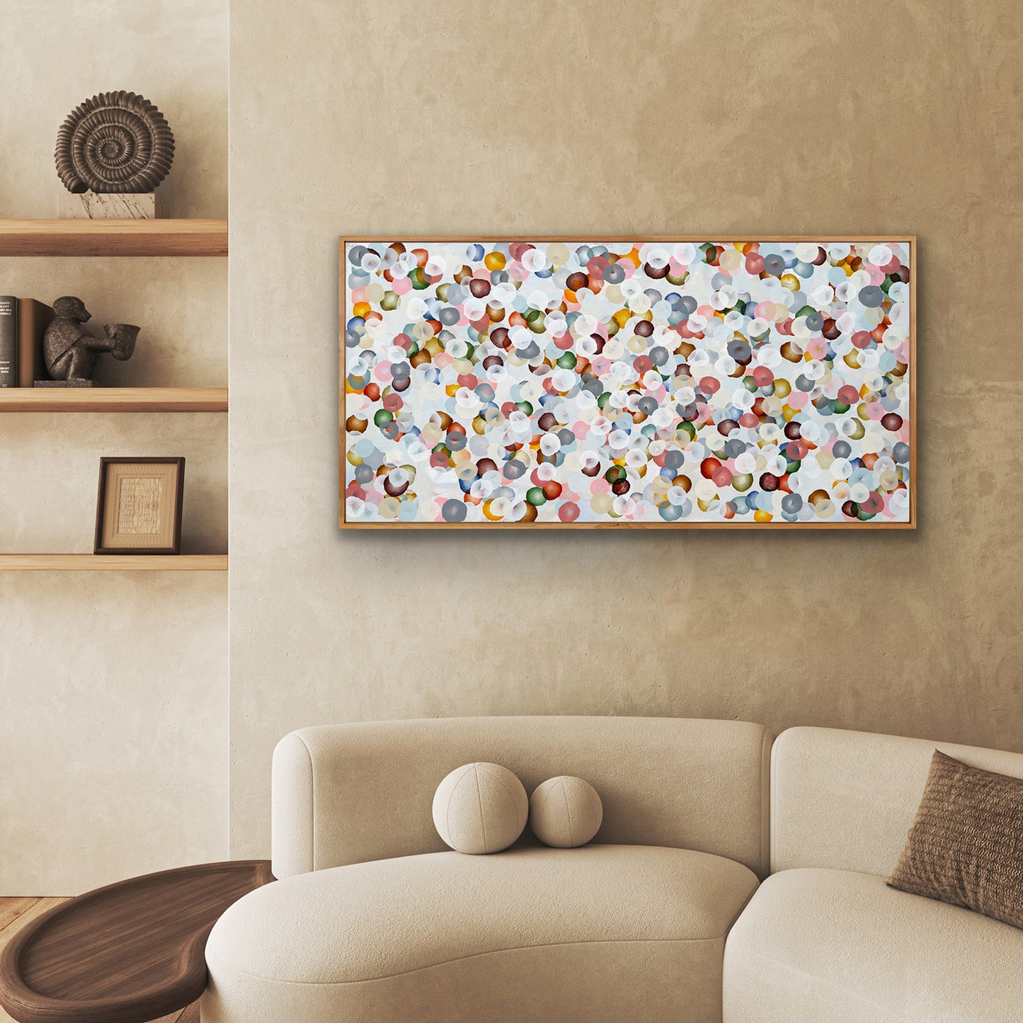 Aqueous Drift Coral Bloom IV - Original Abstract Artwork