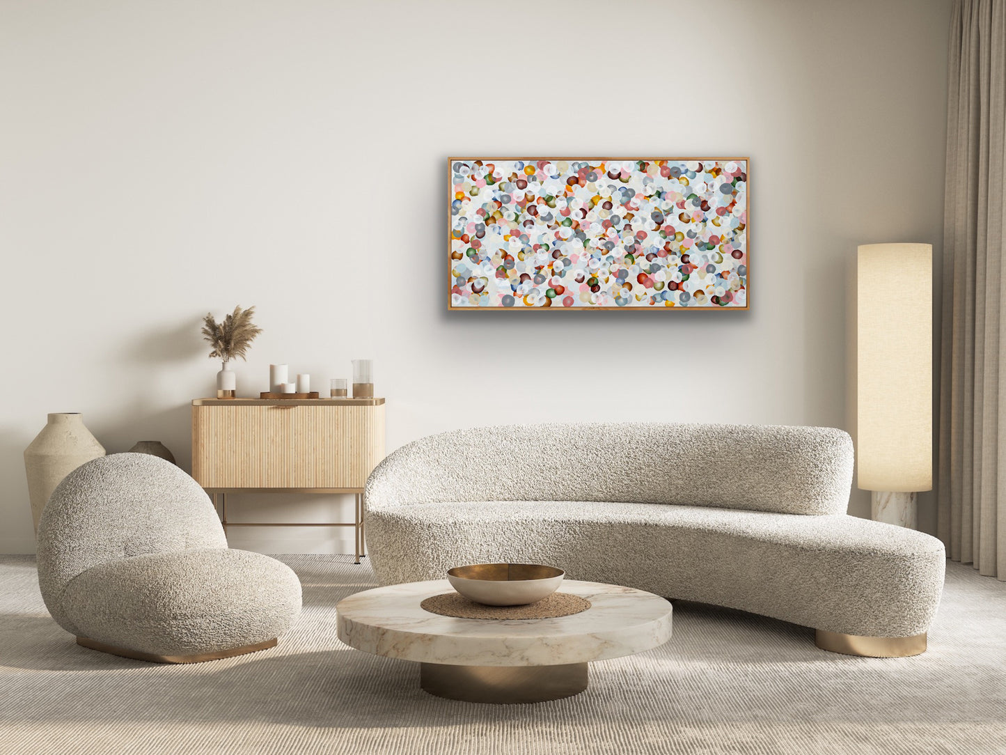 Aqueous Drift Coral Bloom IV - Original Abstract Artwork