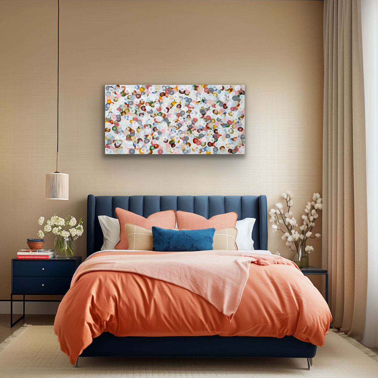 Aqueous Drift Coral Bloom IV - Original Abstract Artwork