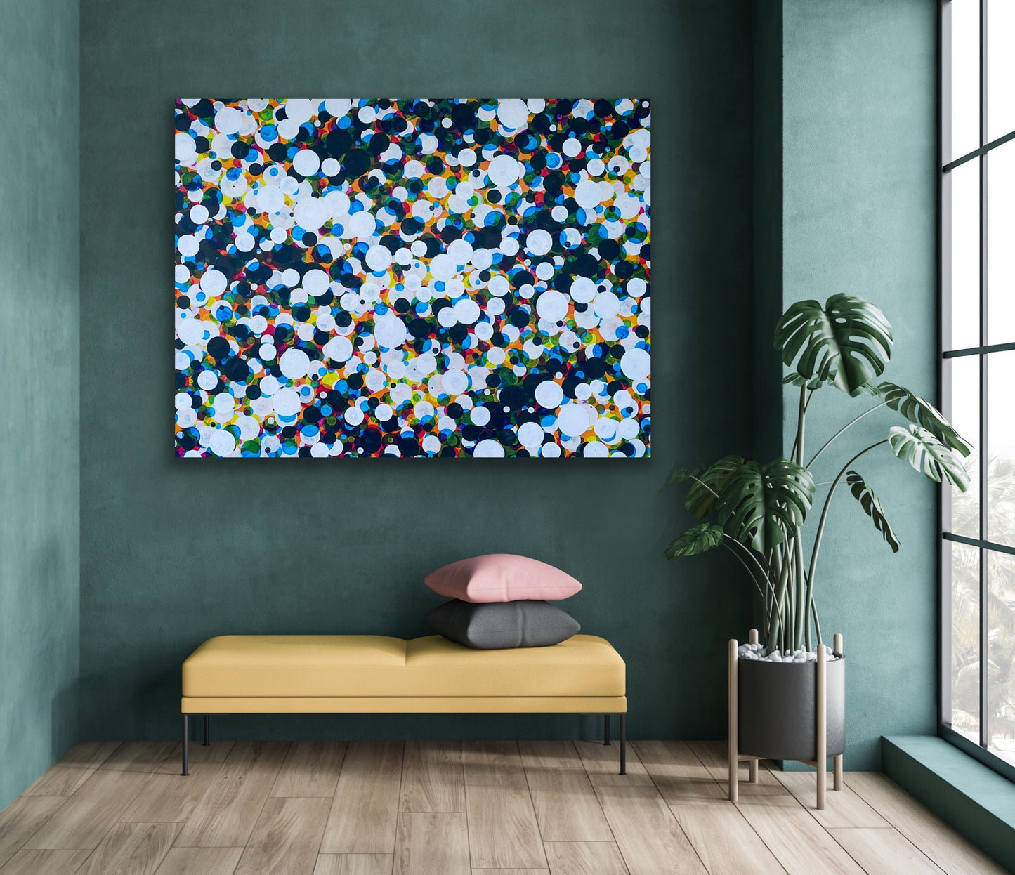Immersion Re-Immerged - Large Colourful Abstract Artwork