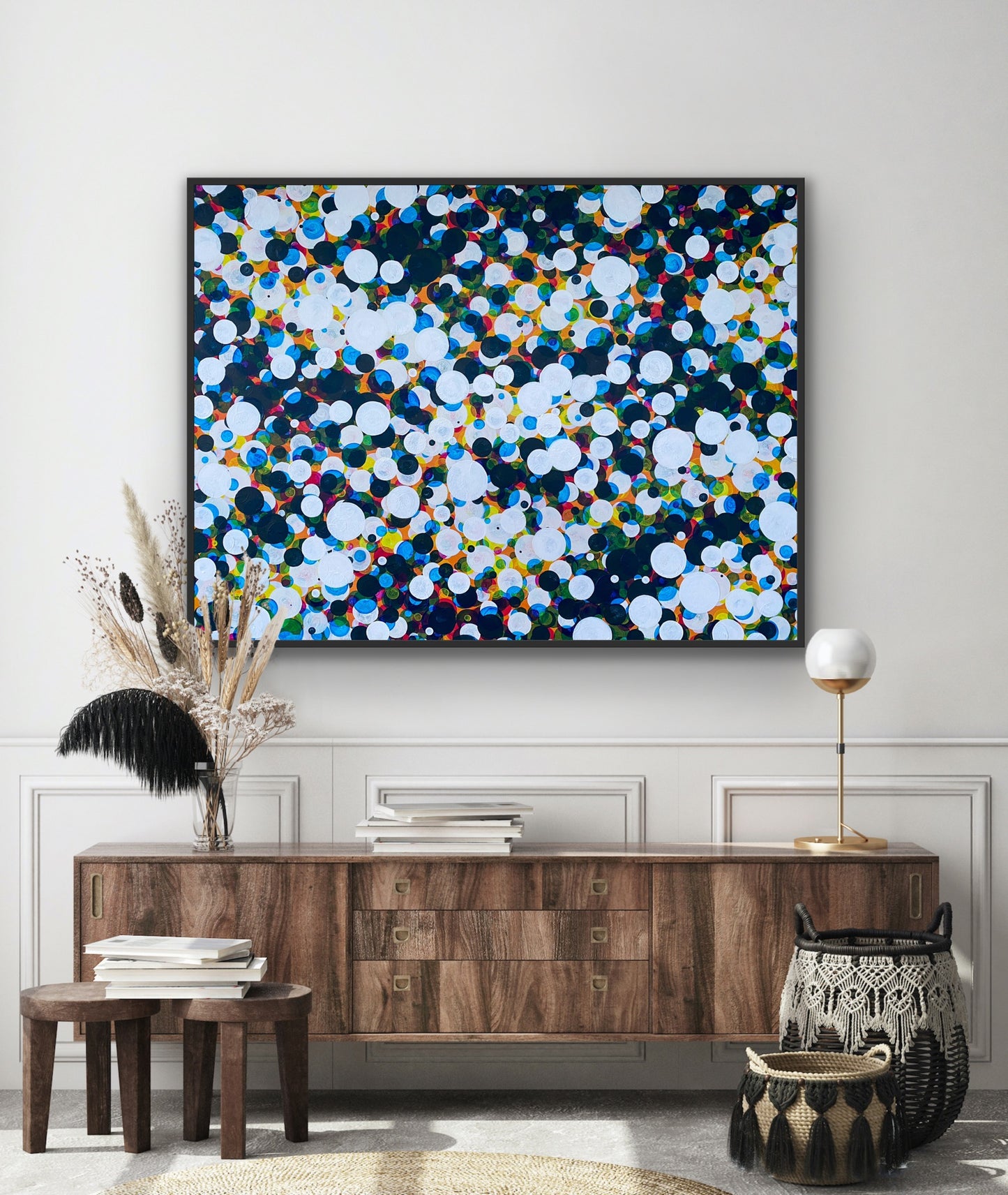 Immersion Re-Immerged - Large Colourful Abstract Artwork