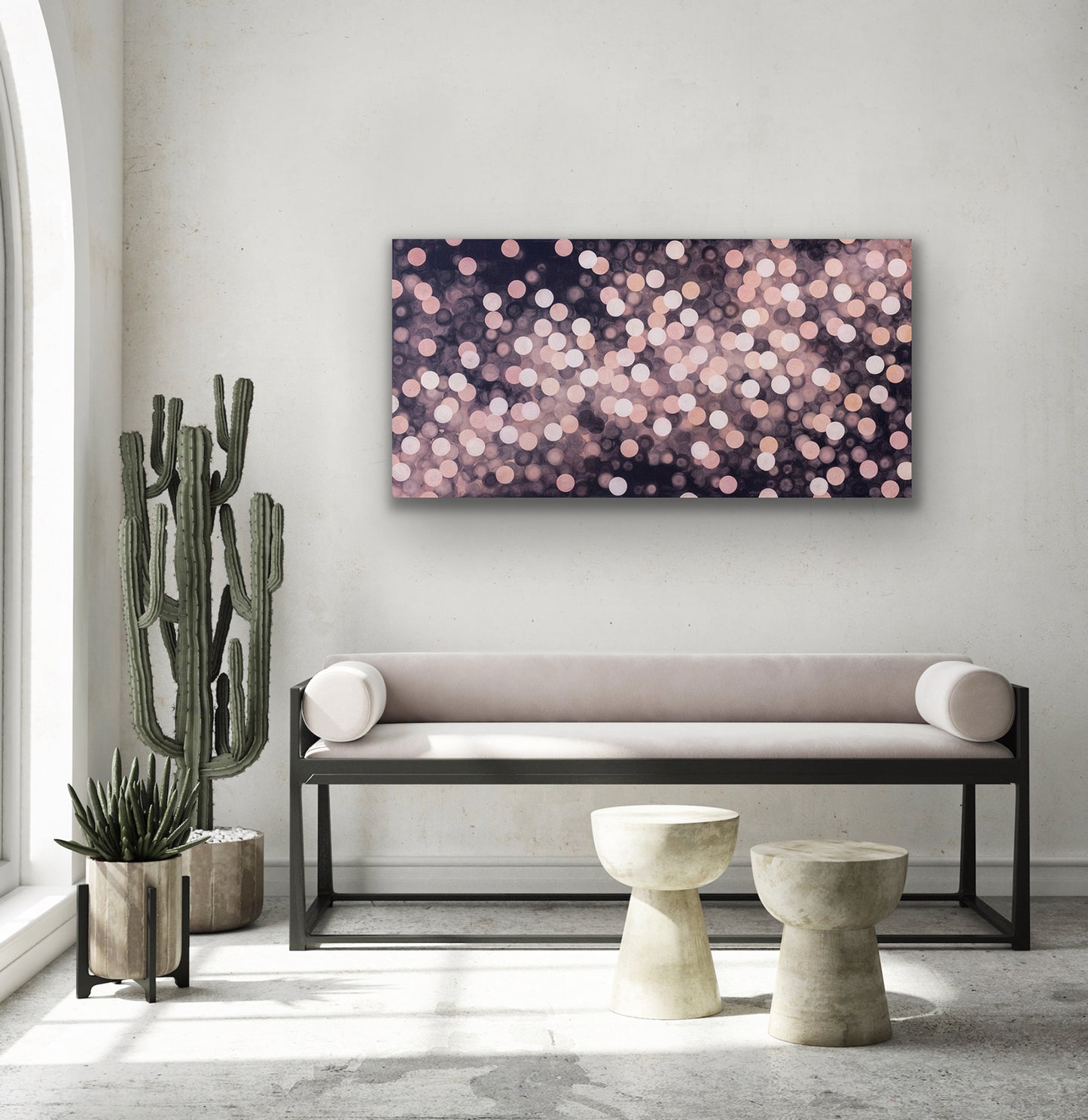 There was Something in the Air VII - Abstract Lights Painting 61cm x 122cm
